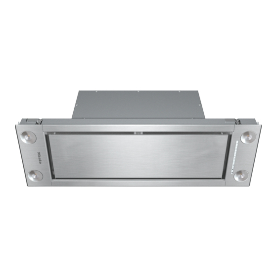 Miele DA 2668 Mode D'emploi Et Instructions De Montage