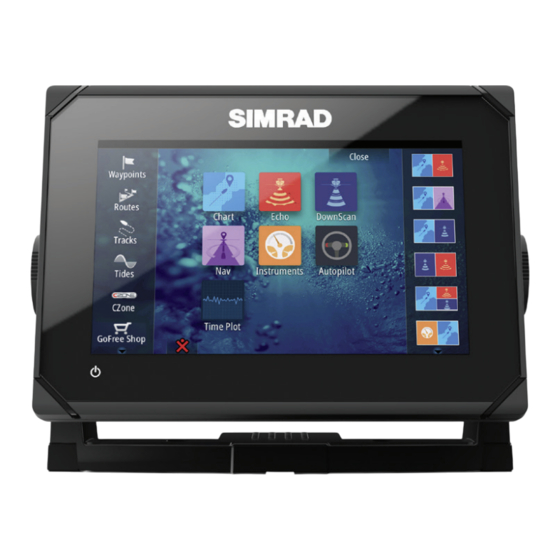 Simrad GO7 Guide Rapide