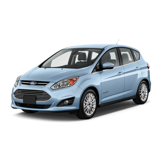 Ford C-MAX 2014 Manuel Du Conducteur