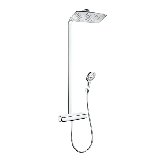 Hansgrohe Raindance Select 360 1jet Showerpipe 27112000 Mode D'emploi / Instructions De Montage