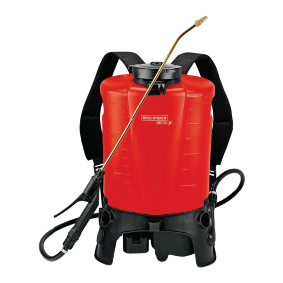 Birchmeier REC 15 ABZ Mode D'emploi
