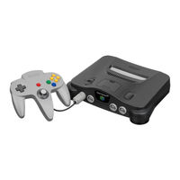 Nintendo 64 Mode D'emploi