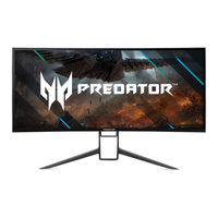 Acer Predator X34GSbmiipphuzx Guide De L'utilisateur