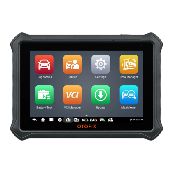 Autel OTOFIX D1 Mode D'emploi