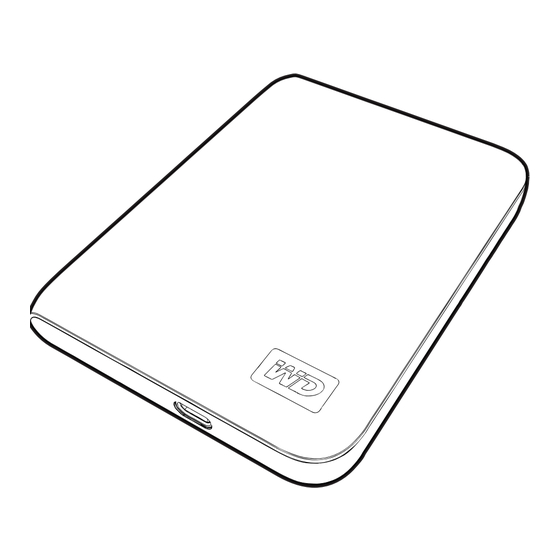 Western Digital My Passport Manuel D'utilisation