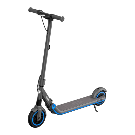 Segway Ninebot eKickScooter ZING E8 Manuel Utilisateur