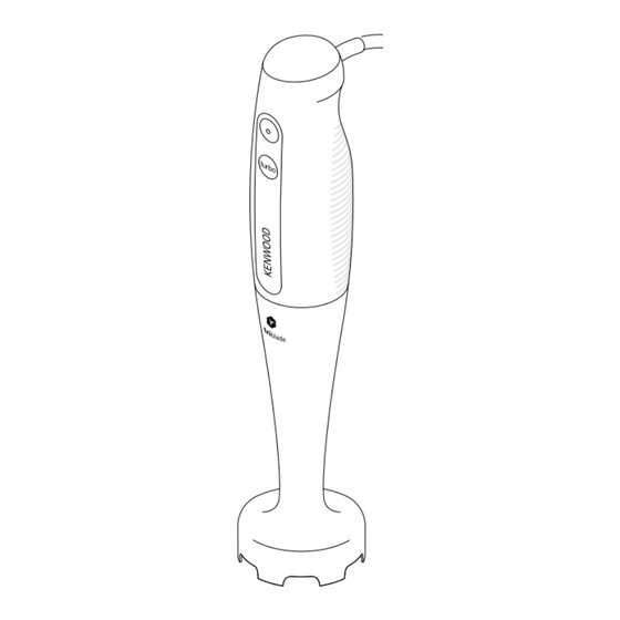 Kenwood triblade HDP106WG Manuel D'instructions