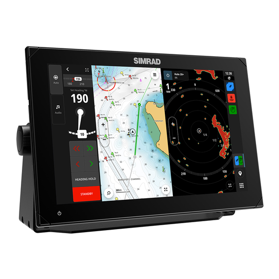 Simrad NSX Serie Guide D'utilisation