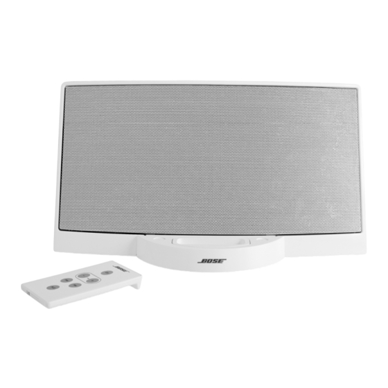 Bose SOUNDDOCK Notice D'utilisation