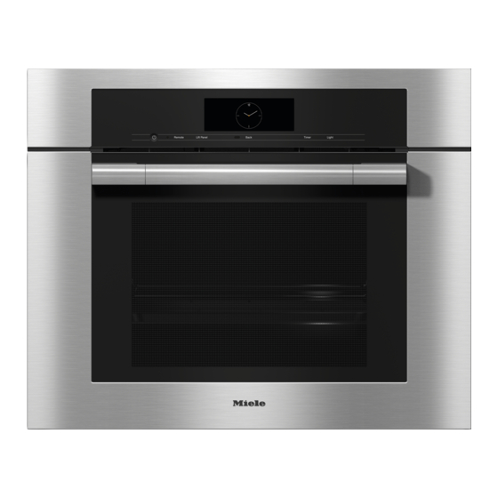 Miele DGC 7865 Mode D'emploi Et Instructions De Montage