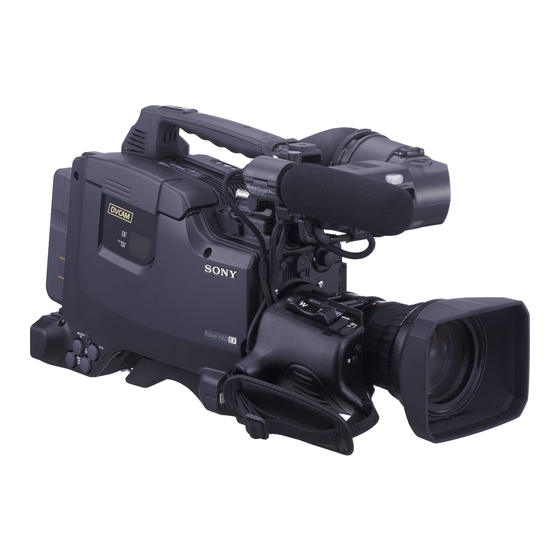 Sony DSR-400L Manuels