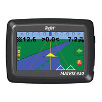 TeeJet Technologies MATRIX 430 Guide Rapide De Début