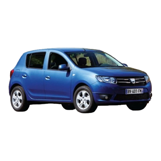 DACIA SANDERO NOTICE D'UTILISATION Télécharger le Pdf ManualsLib