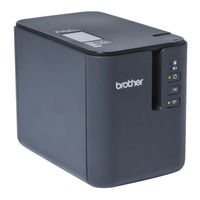 Brother P-Touch PT-P900W Guide D'installation Rapide
