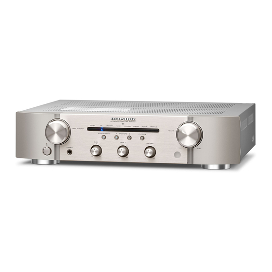 Marantz PM6007 Manuel De L'utilisateur