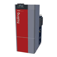 Fröling PE1 Pellet Serie Mode D'emploi
