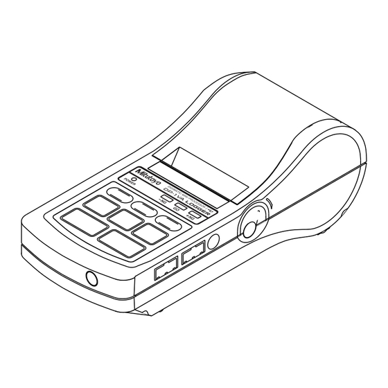 Mitutoyo Digimatic DP-1VA LOGGER Manuel D'utilisation