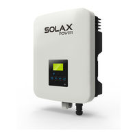SolaX Power X1-3.6-T-D Manuel D'utilisation