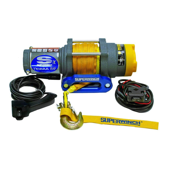 Superwinch TERRA Serie Guide D'installation