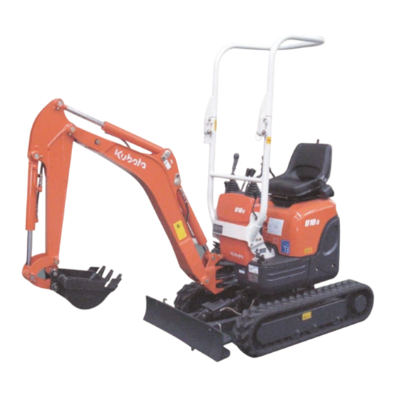 Kubota K008-3 Notice D'utilisation