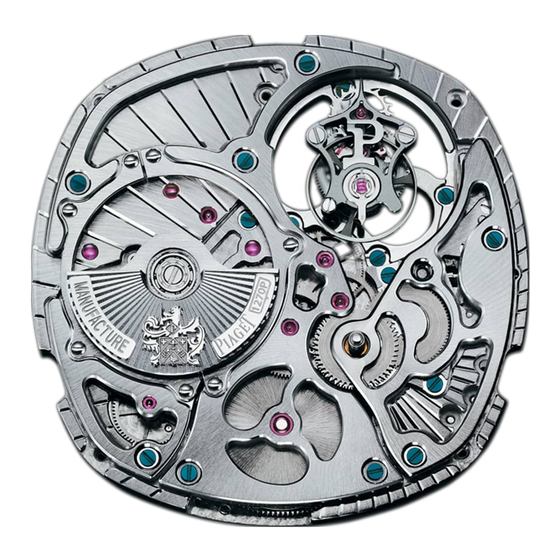 Piaget 1270P Manuels