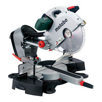 Metabo KGS 315 Plus Notice Originale