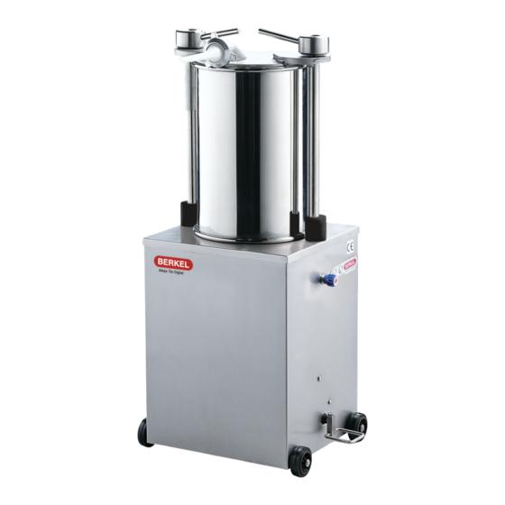 Berkel BF+15F Mode D'emploi Et D'entretien
