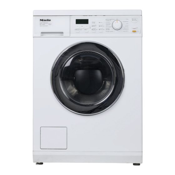 Miele WT 27-80 CH Mode D'emploi Et Instructions De Montage