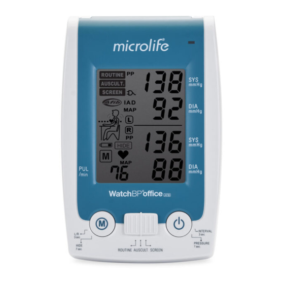Microlife WatchBP Office AFIB Mode D'emploi