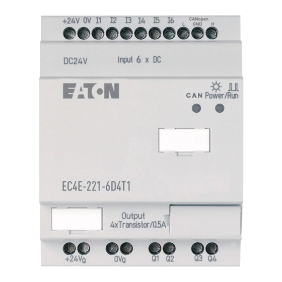 Eaton EC4E-221-6D4T1 Notice D'installation