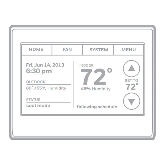 Honeywell Home 9000 Guide De L'utilisateur