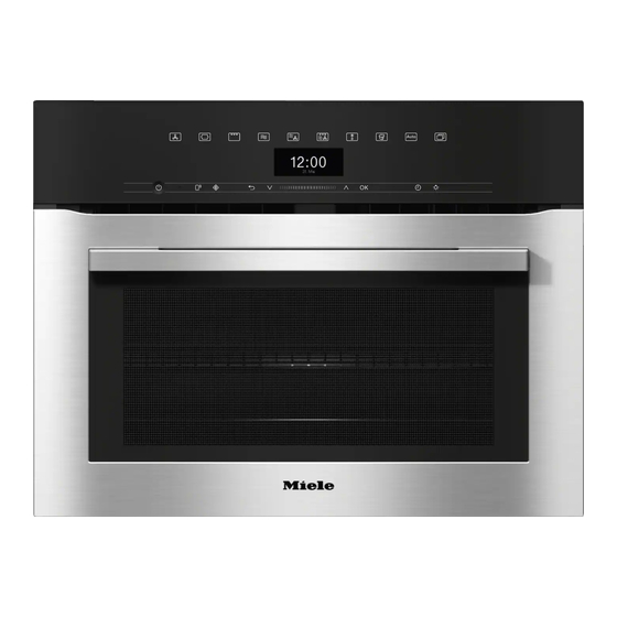 Miele H 7340 BM Mode D'emploi Et Instructions De Montage