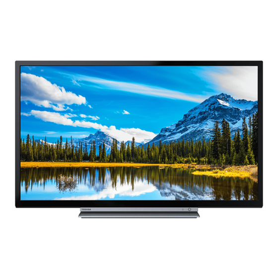 Toshiba 24 WL2C Serie Guide De Mise En Marche Rapide