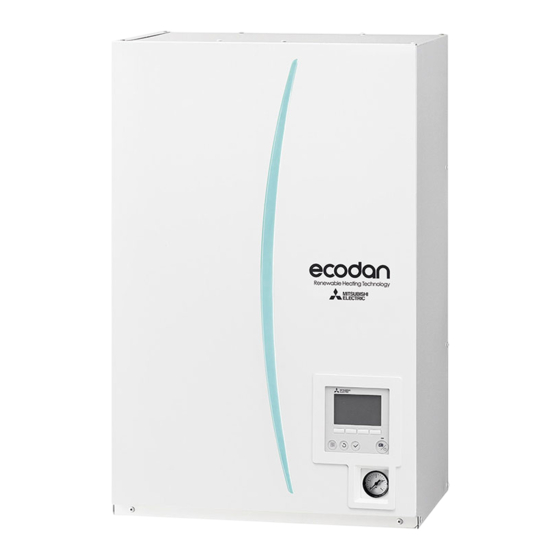 Mitsubishi Electric ecodan EHSC Série Manuel D'installation