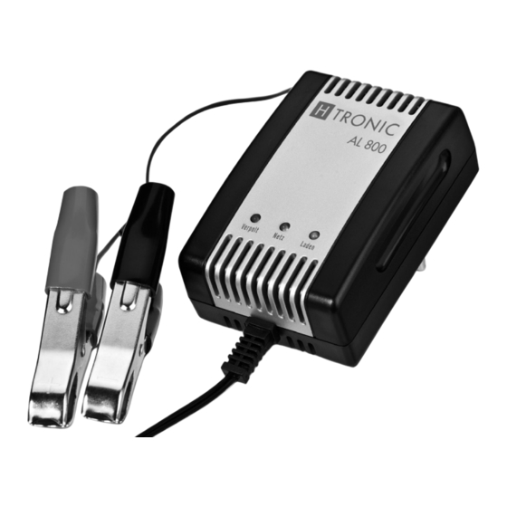 H-Tronic AL 800 Mode D'emploi