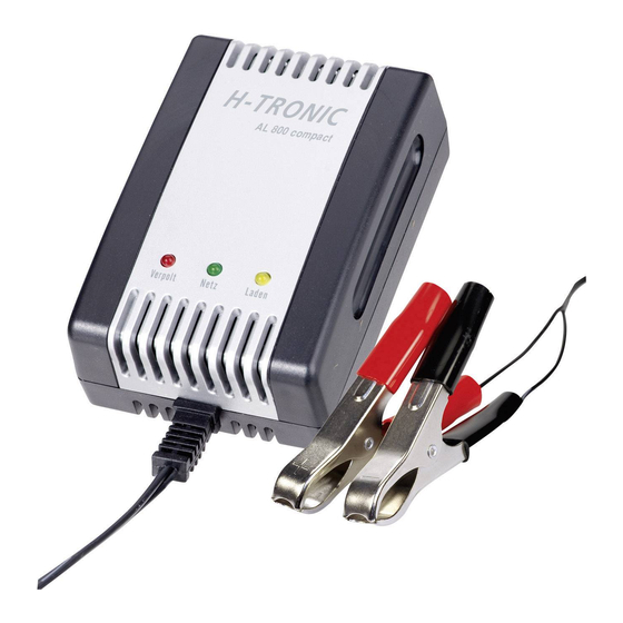 H-Tronic AL 800 Mode D'emploi