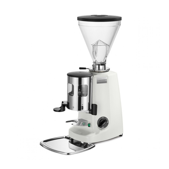 Mazzer Super Jolly Mode D'emploi