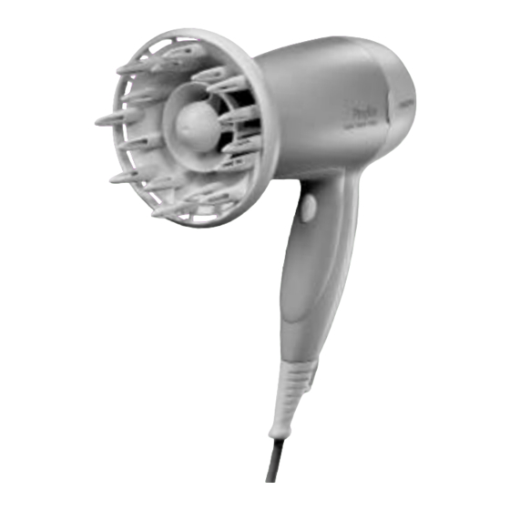 Philips Beauty Optivolume supersilence 1800 HP4839D Mode D'emploi