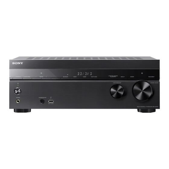 Sony STR-DH770 Mode D'emploi