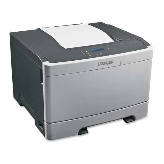 Lexmark CS310dn Référence Rapide