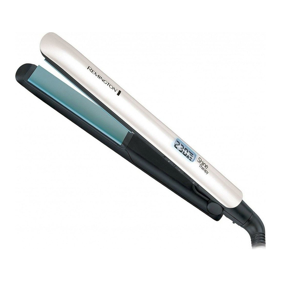 Remington Shine Therapy S8500 Mode D'emploi