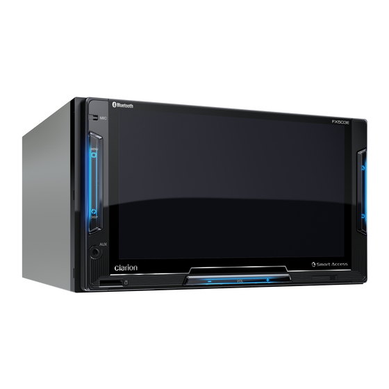 Clarion NX503E Manuel D'installation