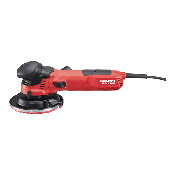 Hilti DGH 130 Mode D'emploi