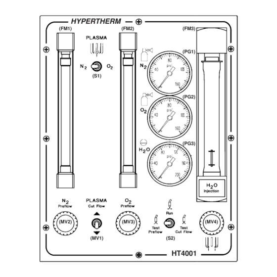 Hypertherm HT4001 Manuel De L'opérateur