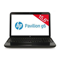 HP PAVILION G6-2316SF Manuel De L'utilisateur