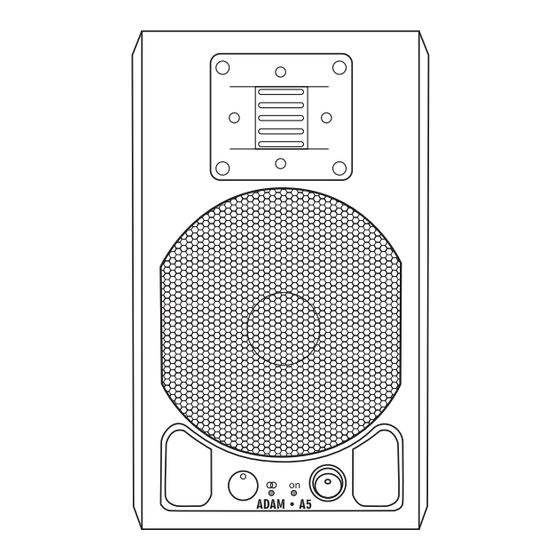 Adam A5 Manuel D'utilisation