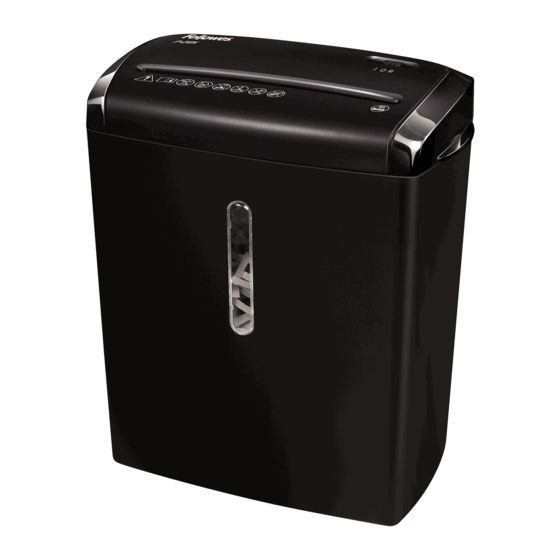 Fellowes Powershred P-28S Mode D'emploi