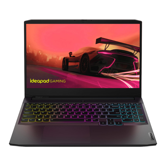 Lenovo IdeaPad Gaming 3 15IHU6 Guide D'utilisation
