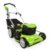 GreenWorks MO13B00 Manuel D'opérateur