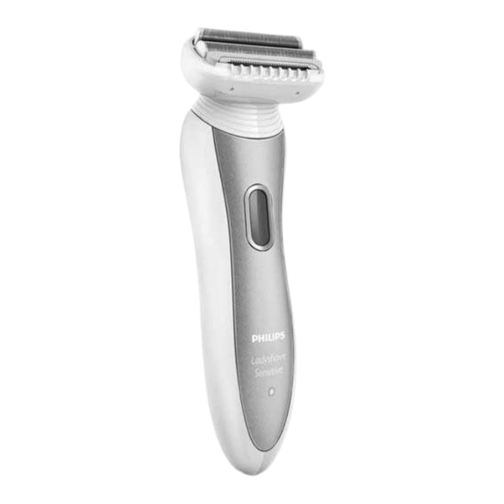 Philips Double Contour Ladyshave HP6368 Mode D'emploi